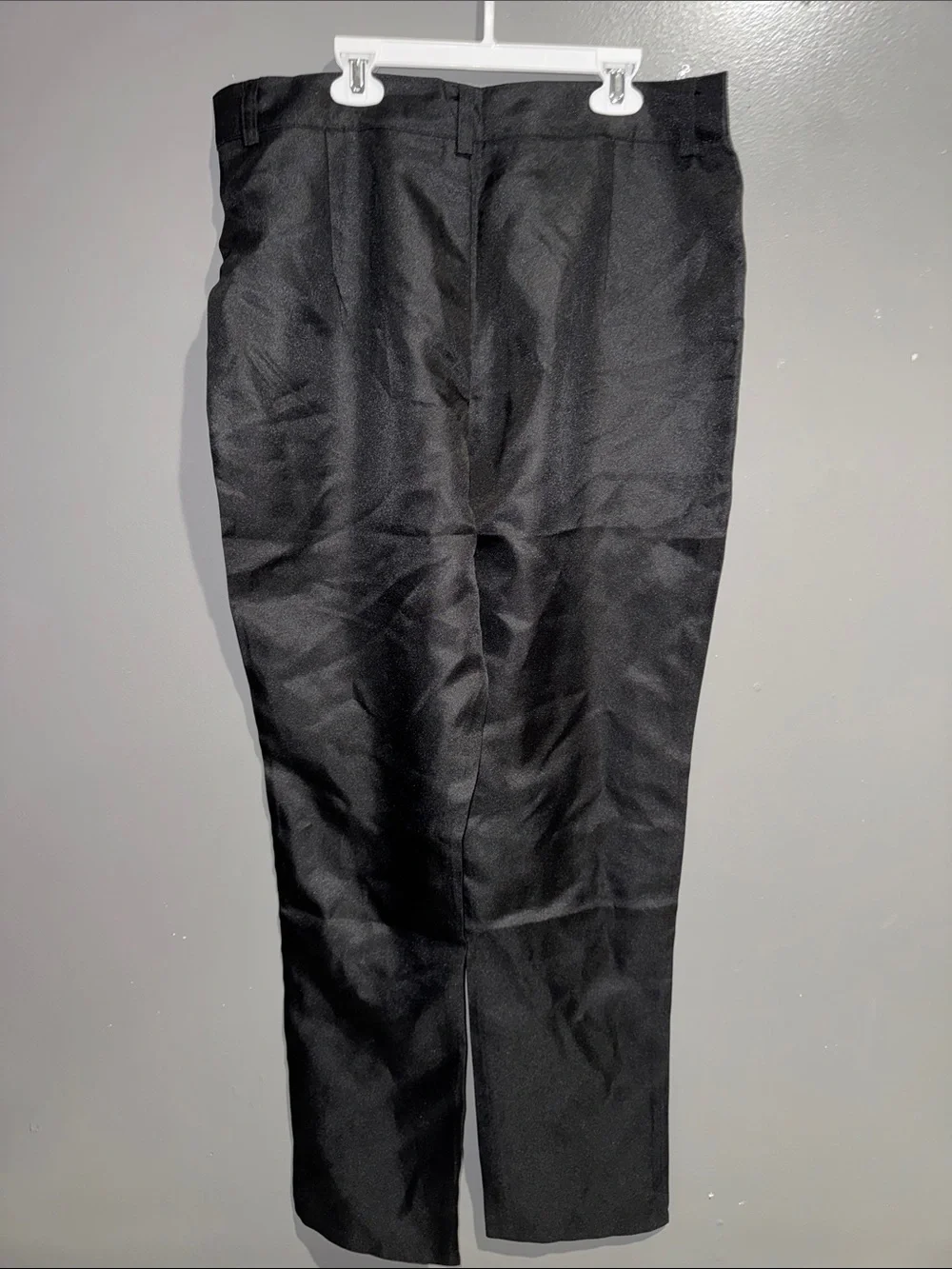 Men's Black Tailored Dress Pants